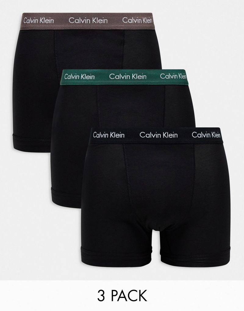 Набор из трех эксклюзивных черных плавок Calvin Klein ASOS Calvin Klein