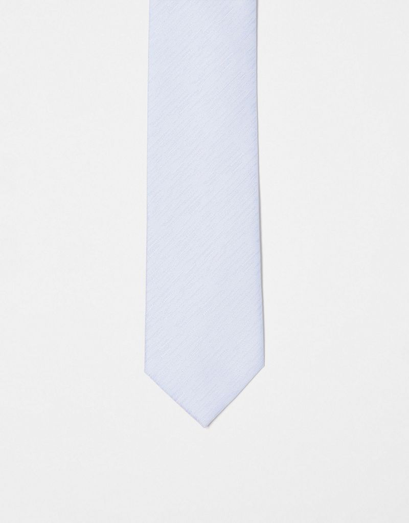 Синий галстук однотонной ткани French Connection French Connection