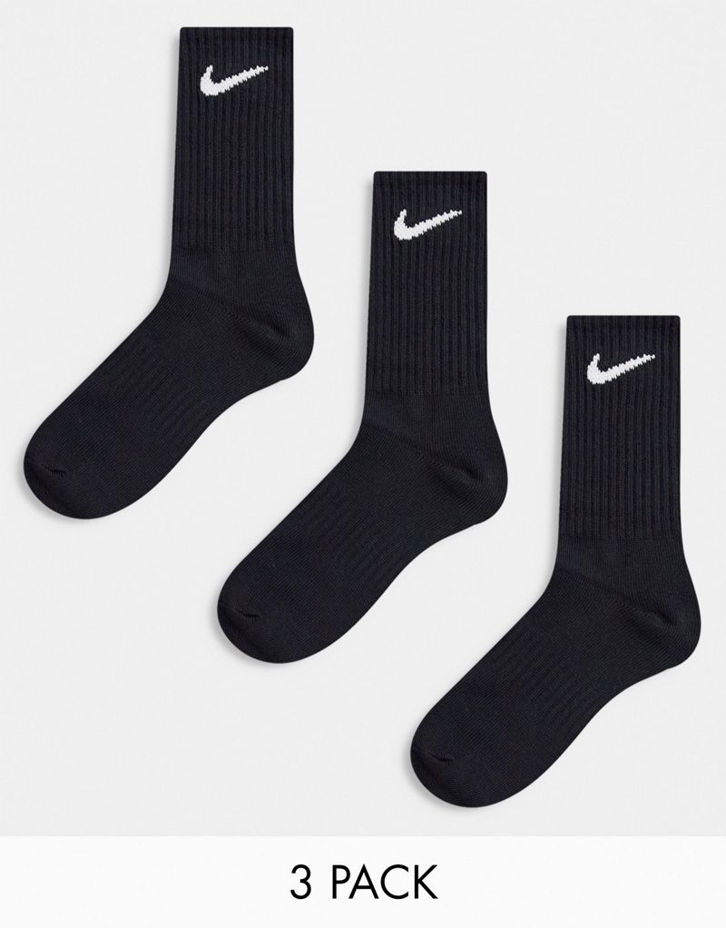 Набор из трех черных носков Nike Everyday Lightweight Nike