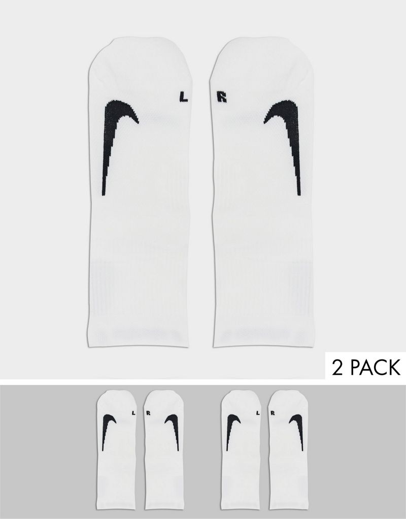 Белые носки до щиколотки Nike Running Multiplier Nike