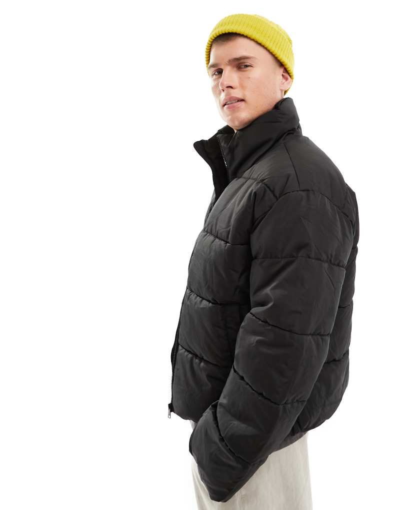 Мужская Куртка Only & Sons Oversized Puffer в Черном Only & Sons