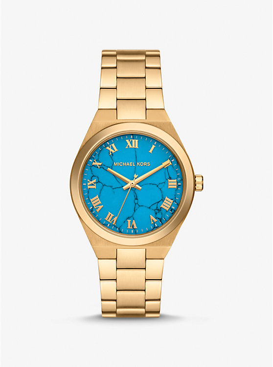 Золотистые часы Lennox Michael Kors