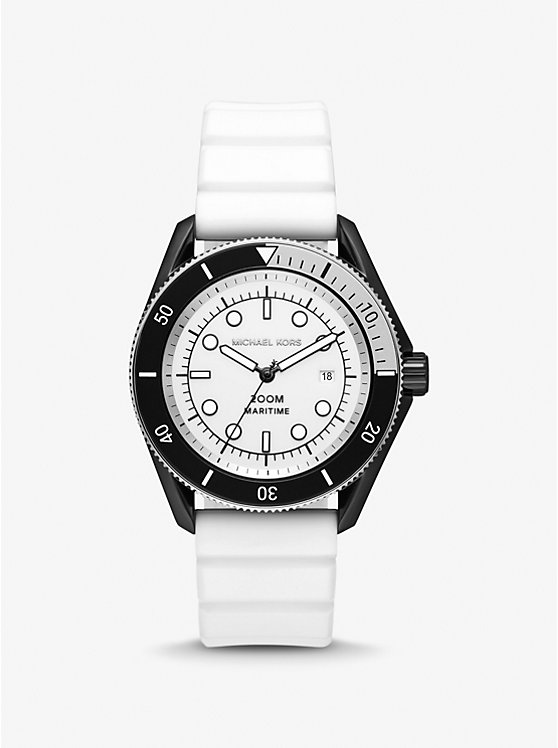 Крупногабаритные морские силиконовые часы Michael Kors