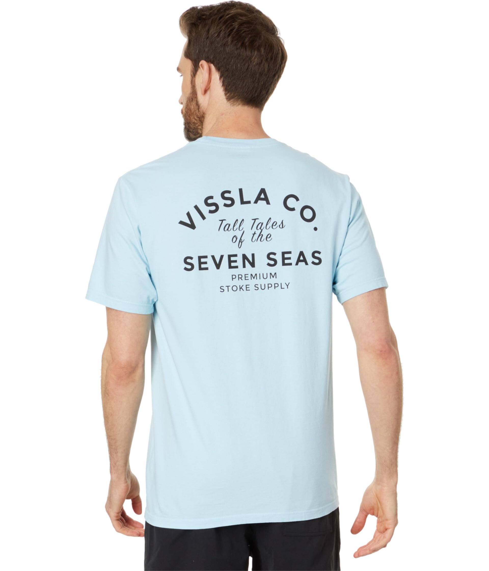 Premium Stoke Премиум-футболка с карманами и короткими рукавами VISSLA