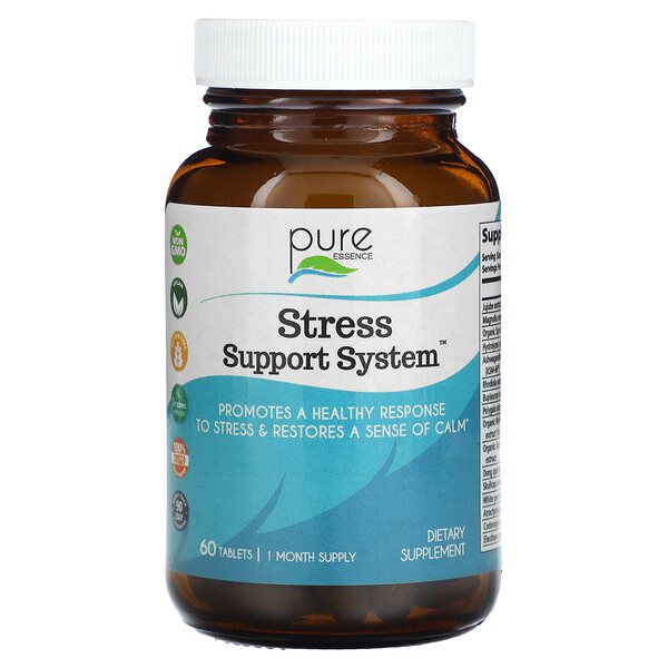 Поддержка при стрессе - 60 таблеток - Pure Essence Pure Essence