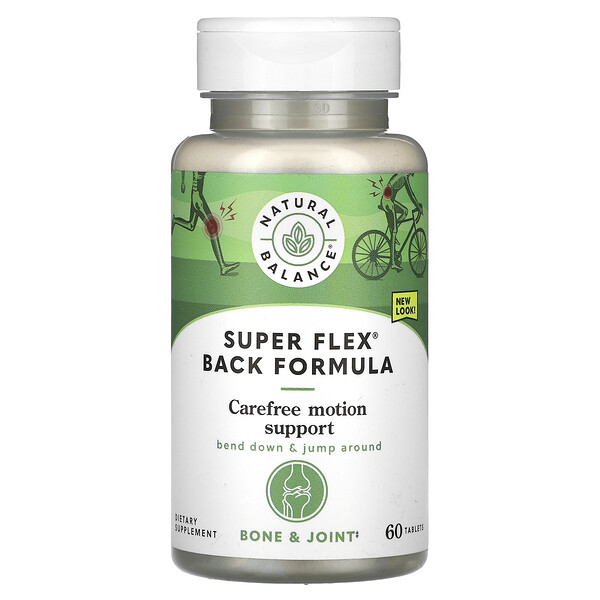 Формула Super Flex Back, 60 таблеток Natural Balance