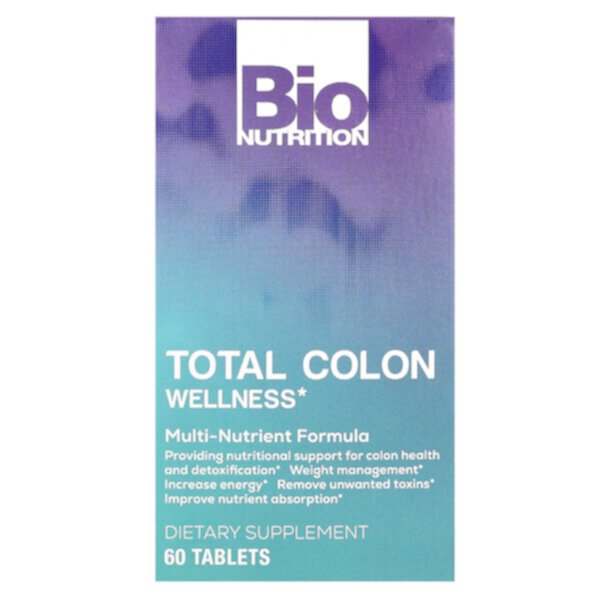 Total Colon Wellness, 60 таблеток Bio Nutrition