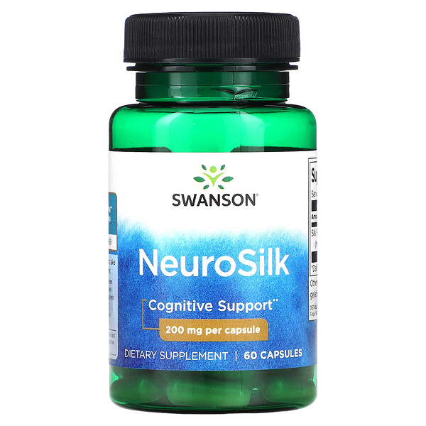 NeuroSilk, 200 мг, 60 капсул Swanson