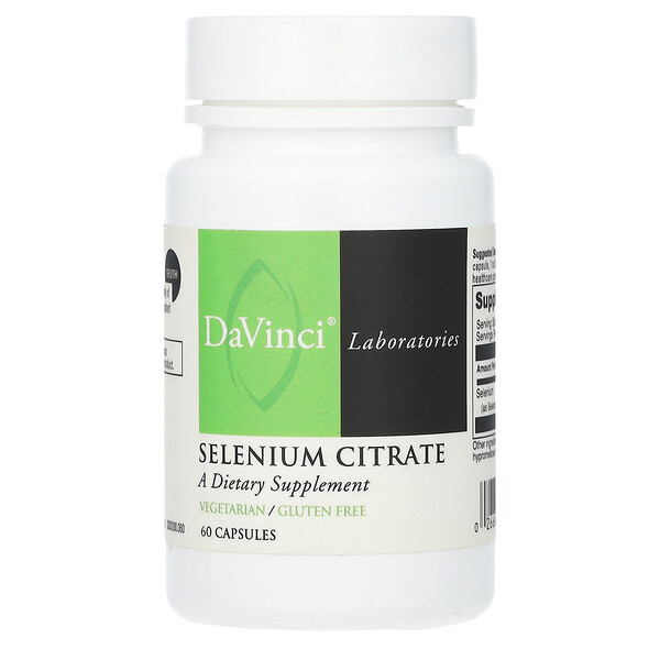 Selenium Citrate , 60 Capsules (Капсулы) DaVinci