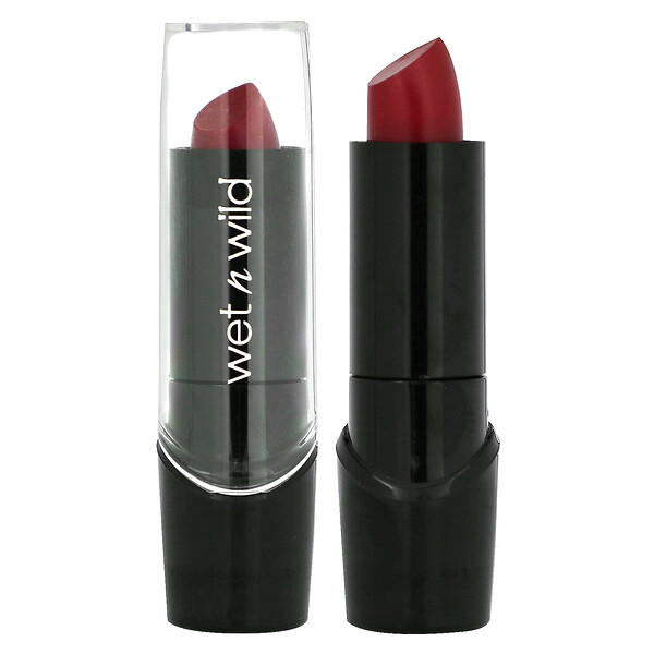 Губная помада Silk Finish, 538A Just Garnet, 0,13 унции (3,6 г) Wet n Wild