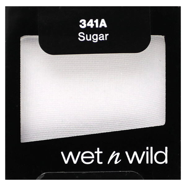 Тени для век Single, сахар 341A, 0,06 унции (1,7 г) Wet n Wild