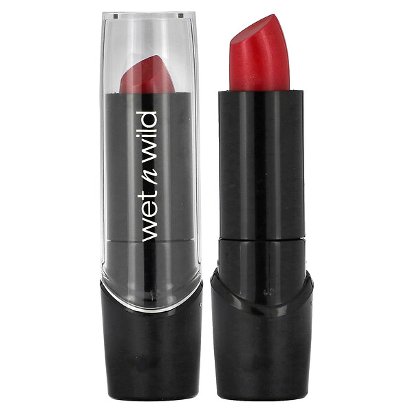 Губная помада Silk Finish, 539A Cherry Frost, 0,13 унции (3,6 г) Wet n Wild