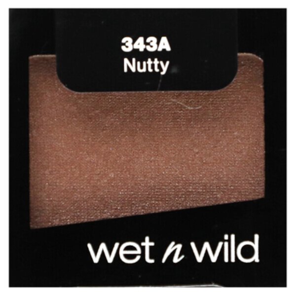 Тени для век Single, 343A Nutty, 0,06 унции (1,7 г) Wet n Wild