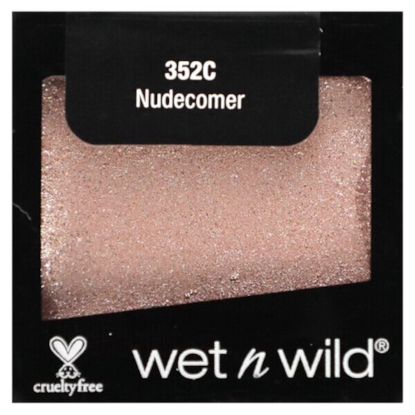 Glitter Single, 352C Nudecomer, 0,05 унции (1,4 г) Wet n Wild