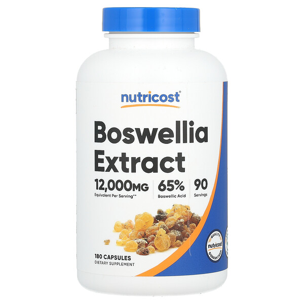 Экстракт Босвеллии - 6000 мг - 180 капсул - Nutricost Nutricost