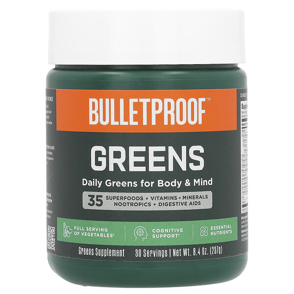 Зелень, 8,4 унции (237 г) BulletProof