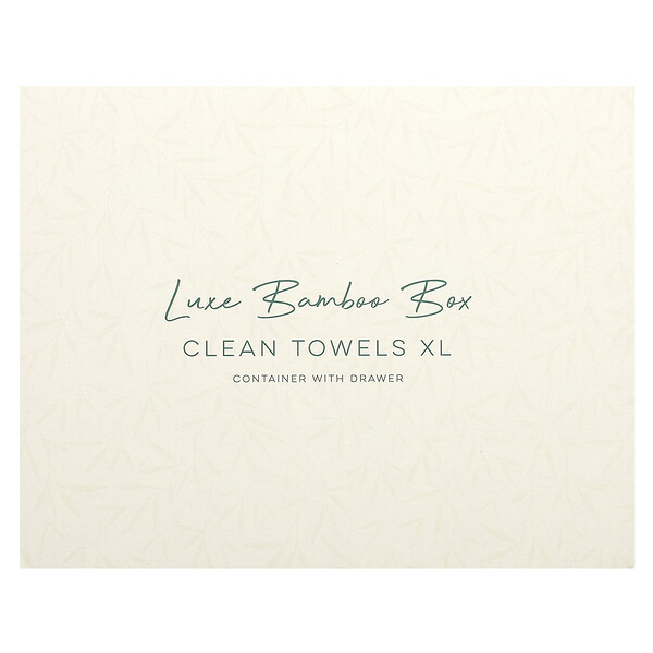 Роскошная бамбуковая коробка, чистые полотенца XL, 50 шт. Clean Skin Club