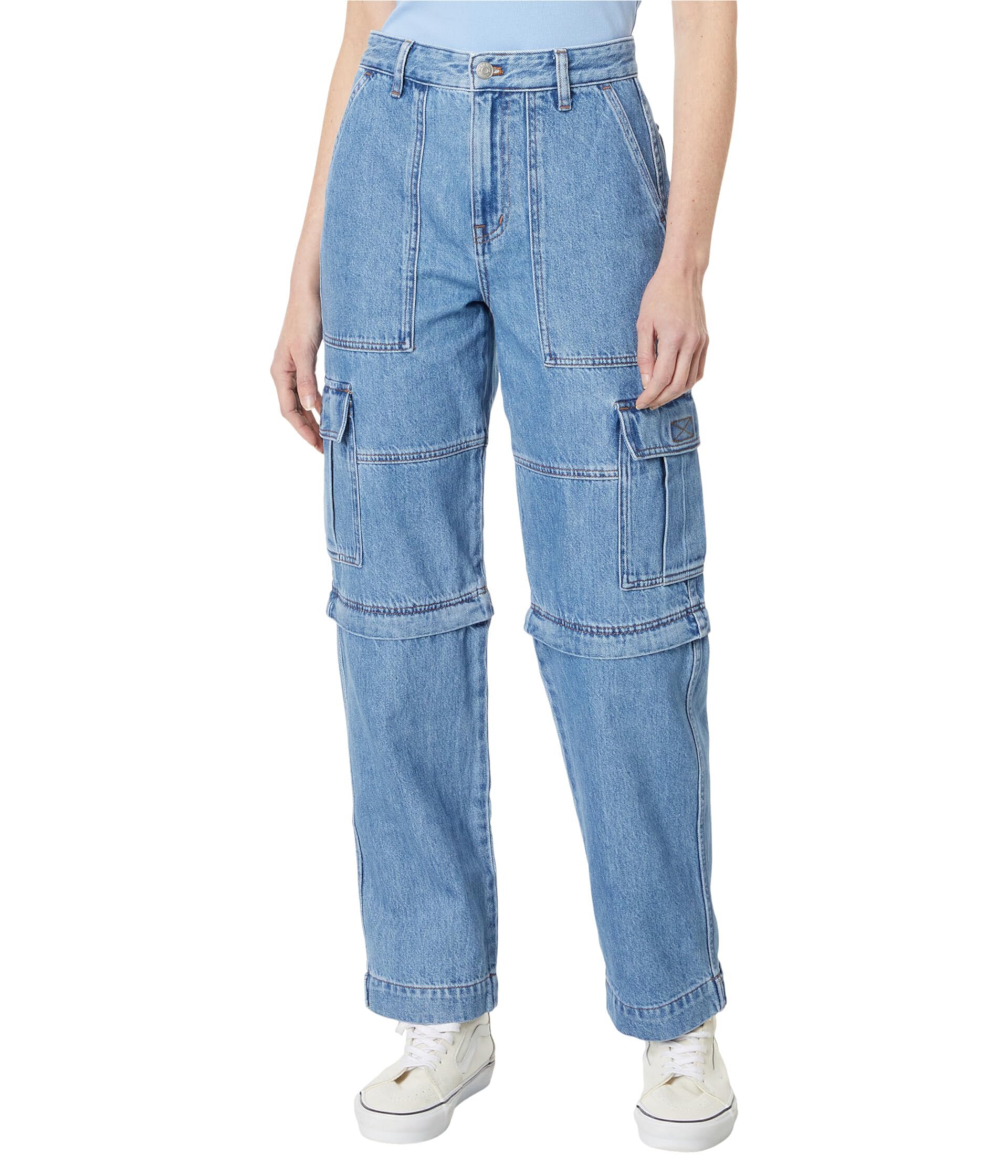 Прямые джинсы карго Baggy цвета Thetford Wash: версия на молнии Madewell