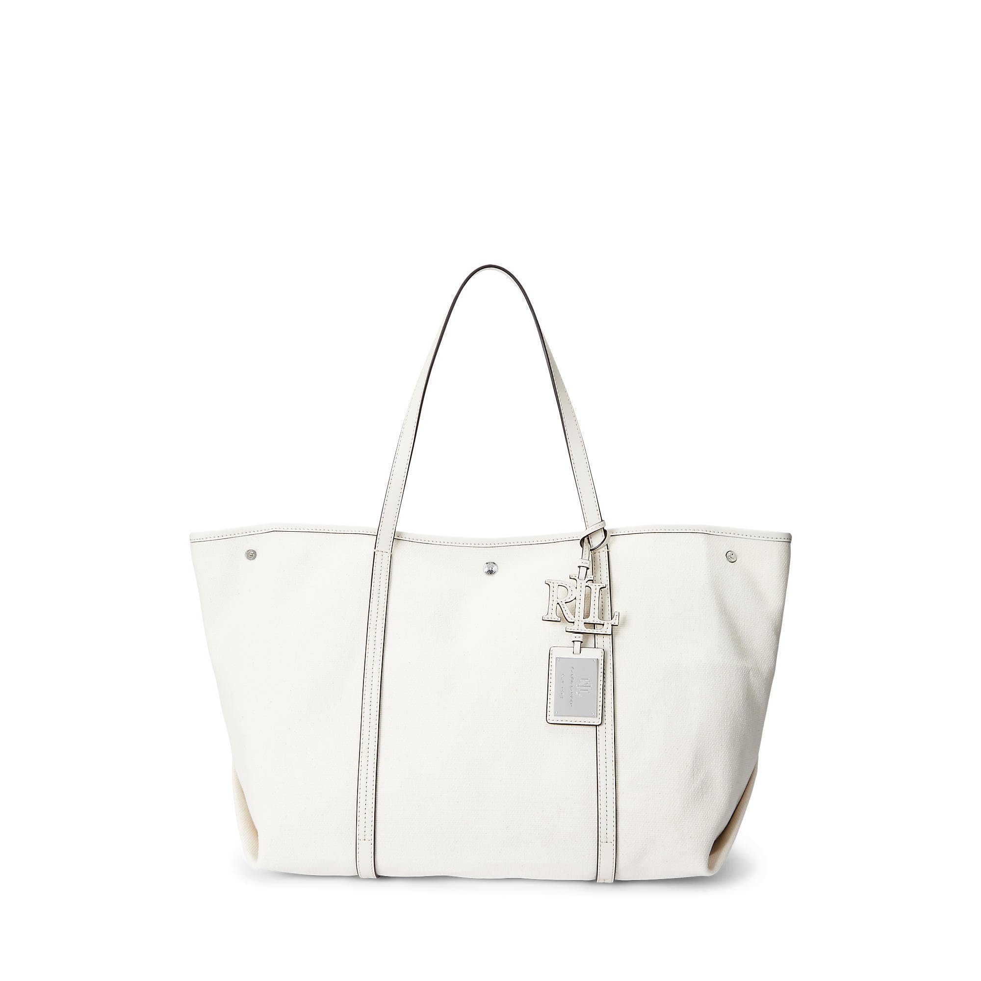 Сумка тоут LAUREN Ralph Lauren Canvas & Leather Large Emerie LAUREN Ralph Lauren