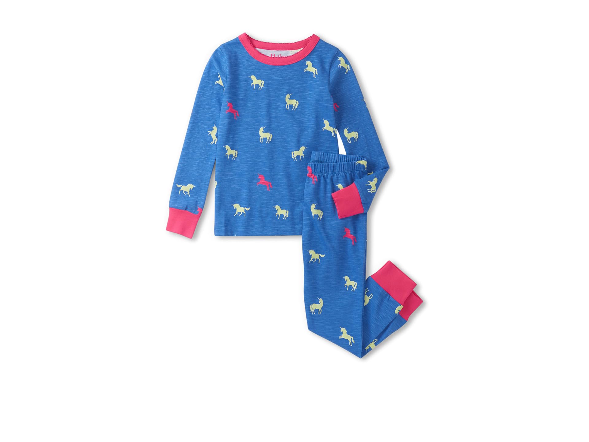 Unicorn Glow Cotton Pajama Set (Toddler/Little Kid/Big Kid) Hatley