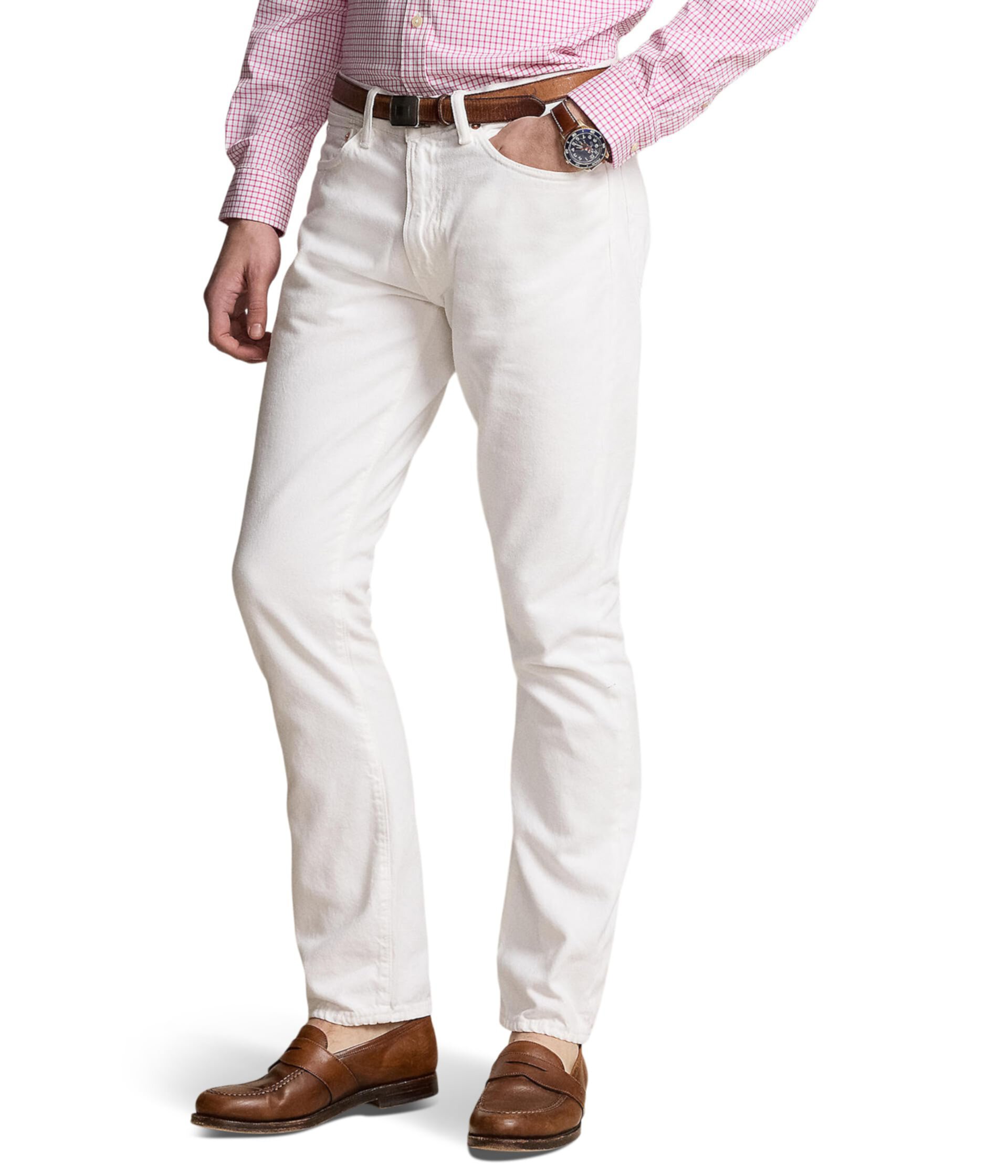 Прямые джинсы Varick Slim, окрашенные в готовом виде Polo Ralph Lauren