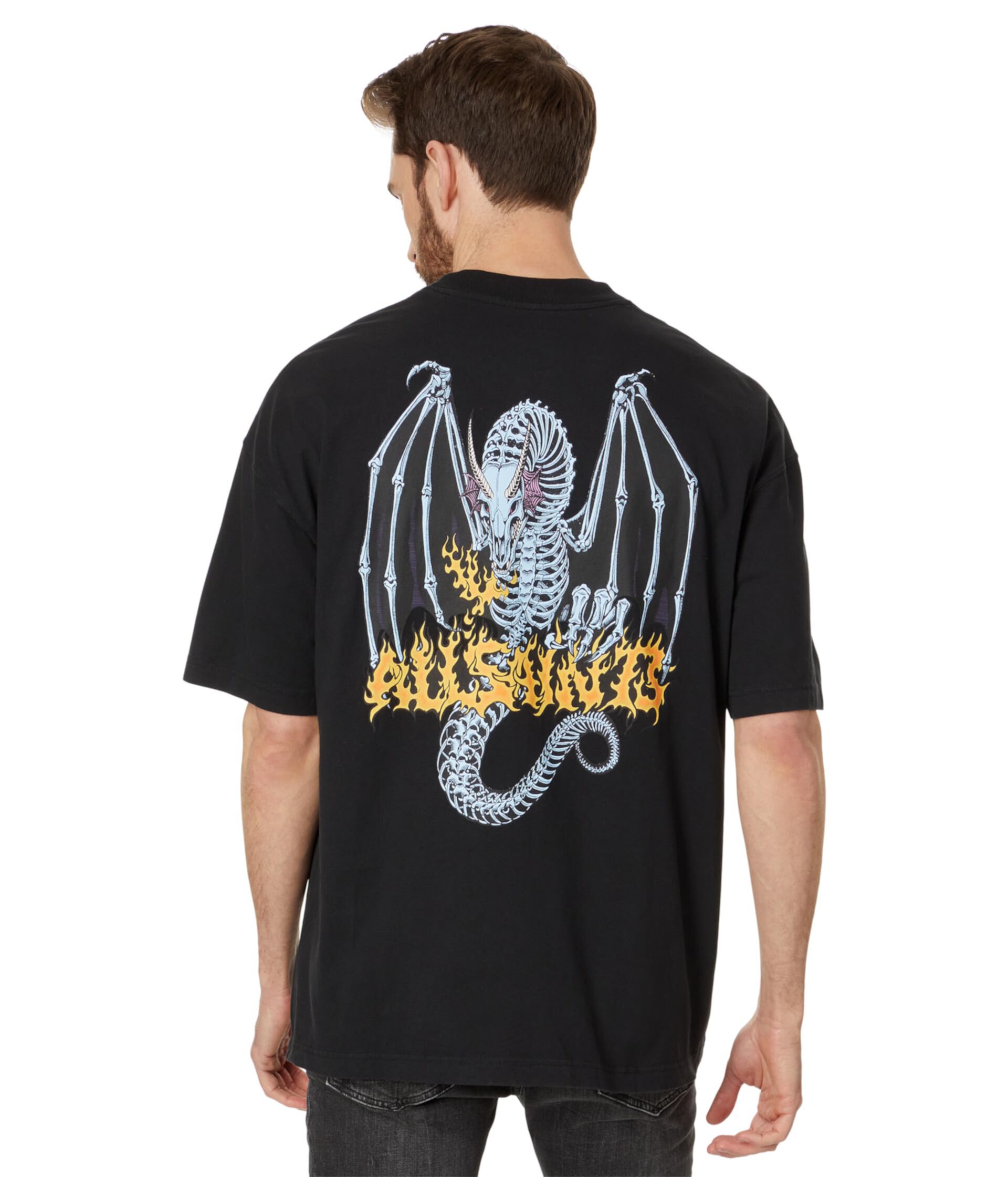 Мужская Футболка AllSaints Dragonskull Short Sleeve Crew AllSaints