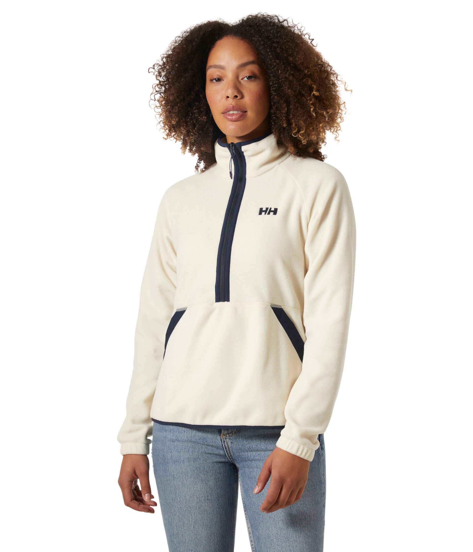 Флисовый пуловер Helly Hansen Rig Fleece 1/2 Zip с 20% переработанных материалов и облегающим кроем Helly Hansen