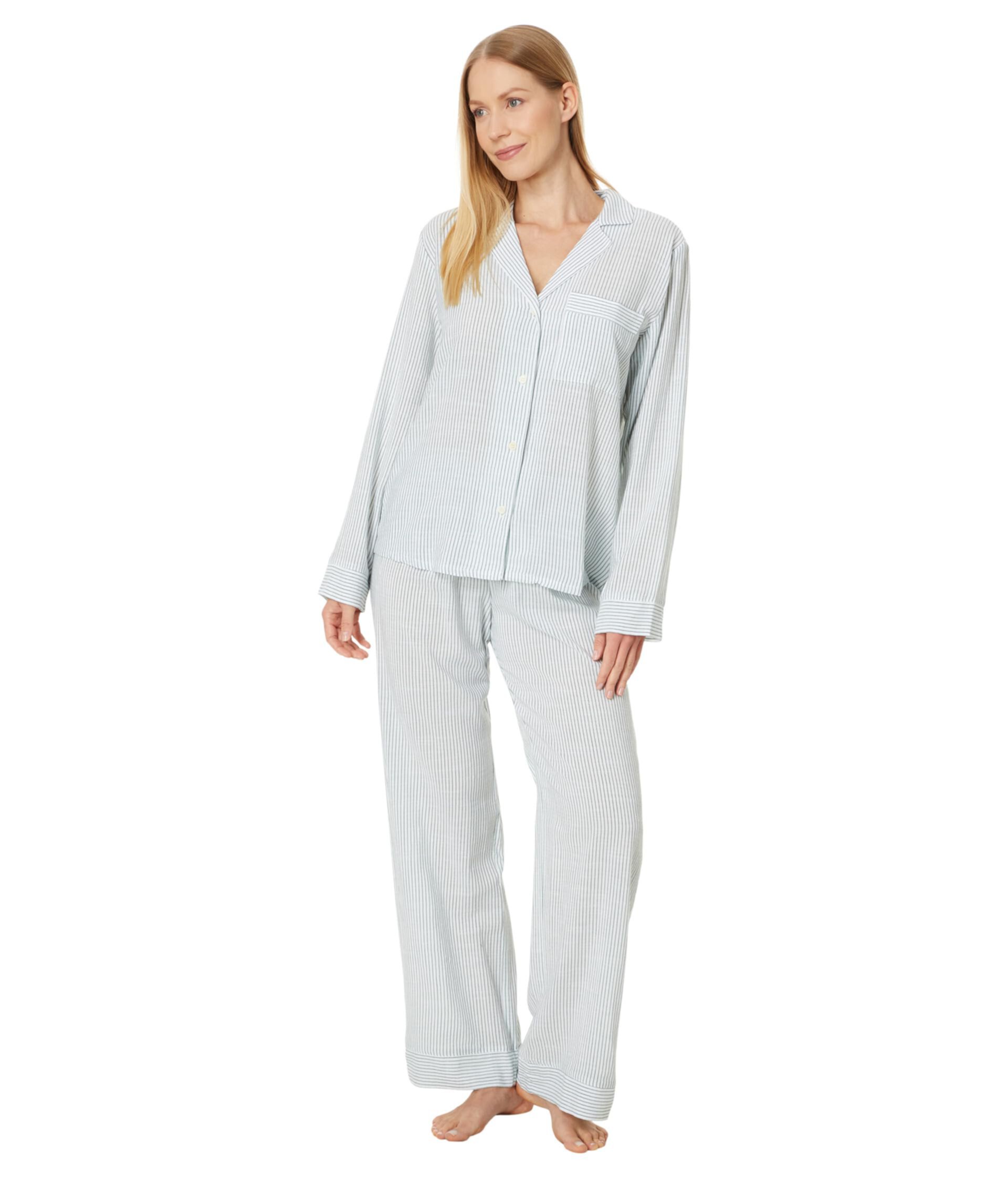 Женская Пижама Eberjey Nautico Long Pj Set Eberjey