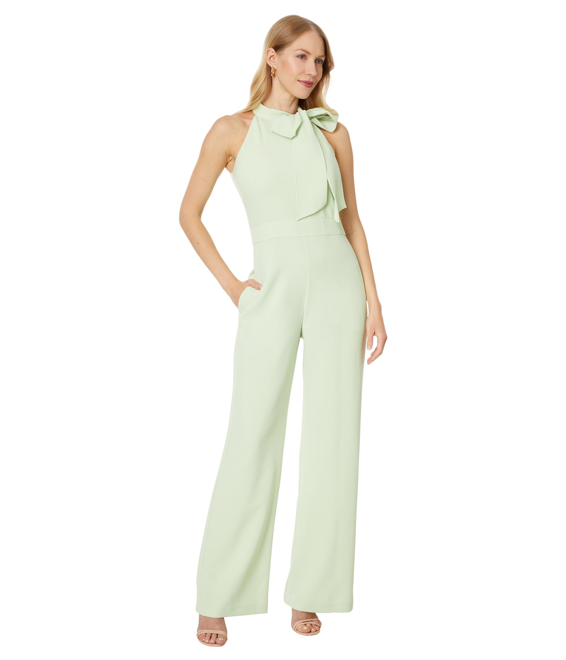 Signature Crepe Jumpsuit Vince Camuto