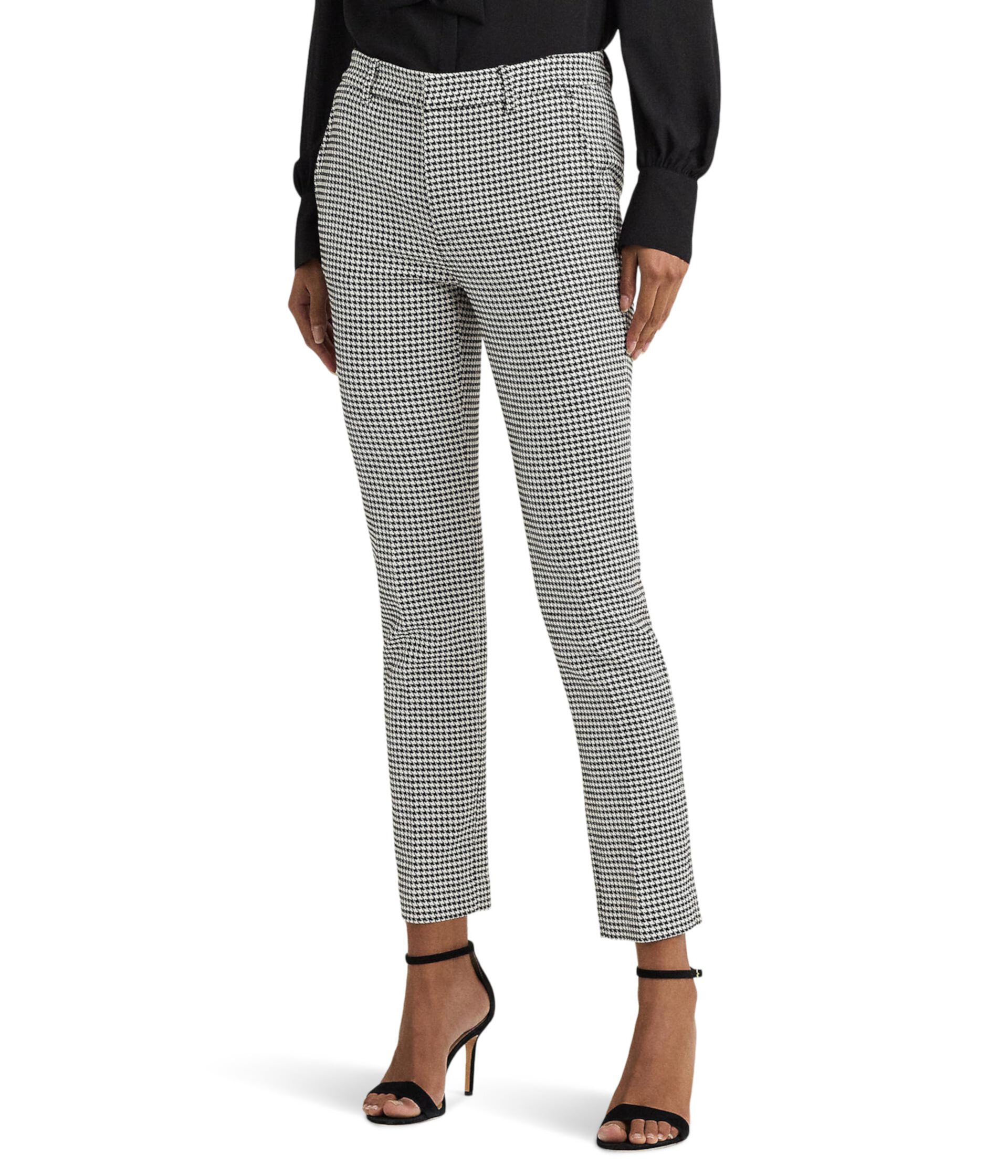 Женские Брюки LAUREN Ralph Lauren Houndstooth Twill LAUREN Ralph Lauren