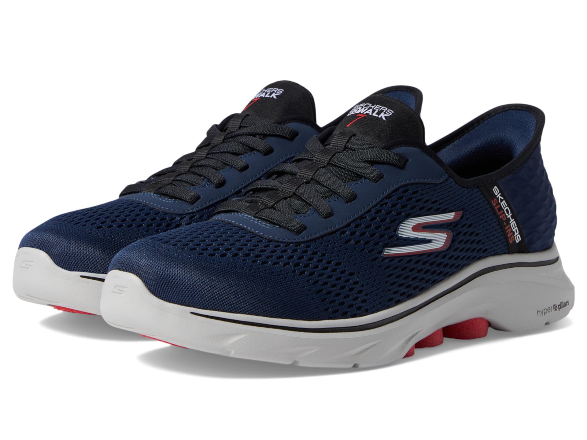 Мужские кеды SKECHERS Performance Go Walk 7 - Free Hand 2 Hands Free Slip-Ins для активного образа жизни SKECHERS Performance