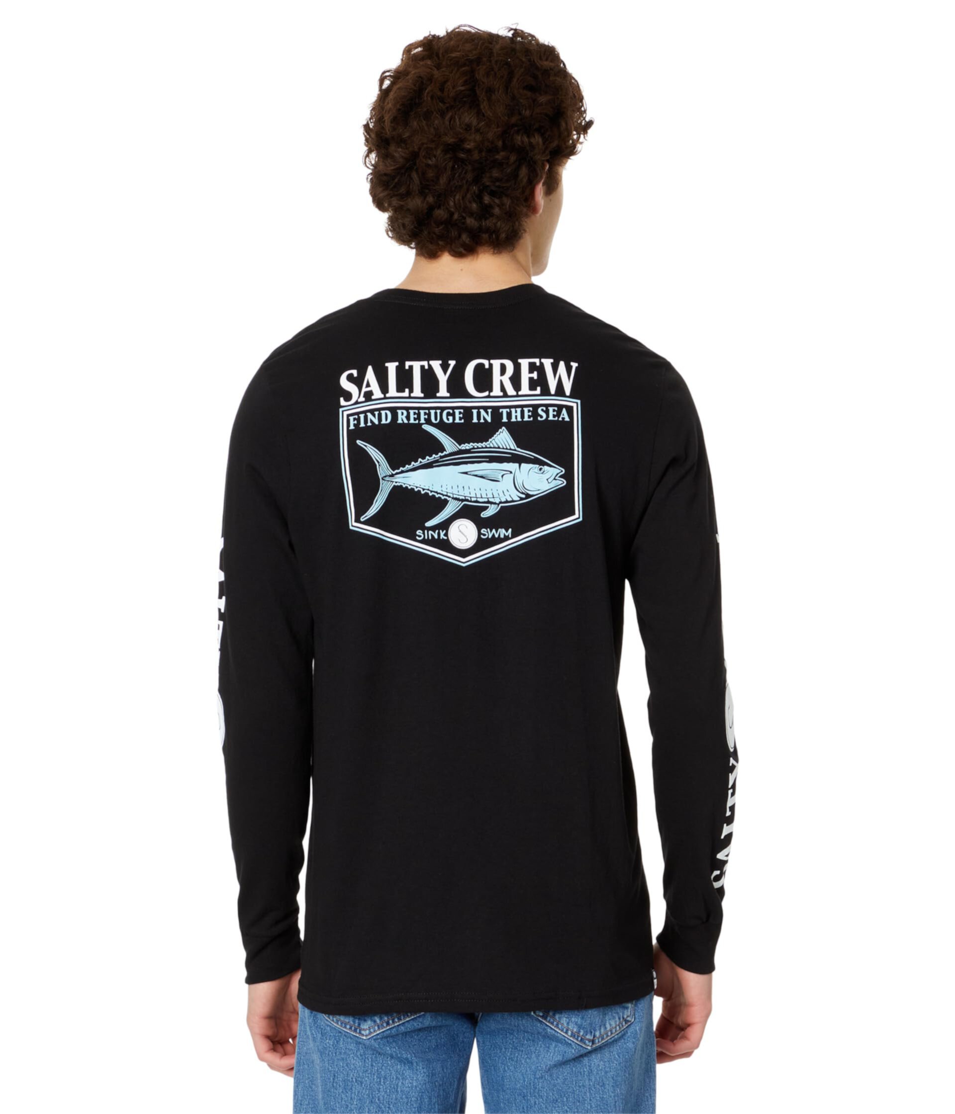 Мужская Футболка Salty Crew Angler Classic Long Sleeve Salty Crew