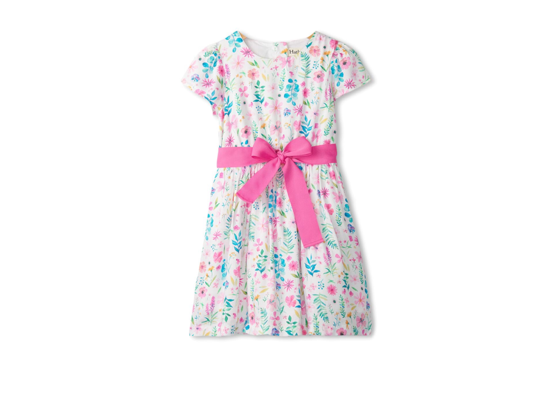 Платье с прессованным цветочным садом (для малышей/маленьких/больших детей) Hatley