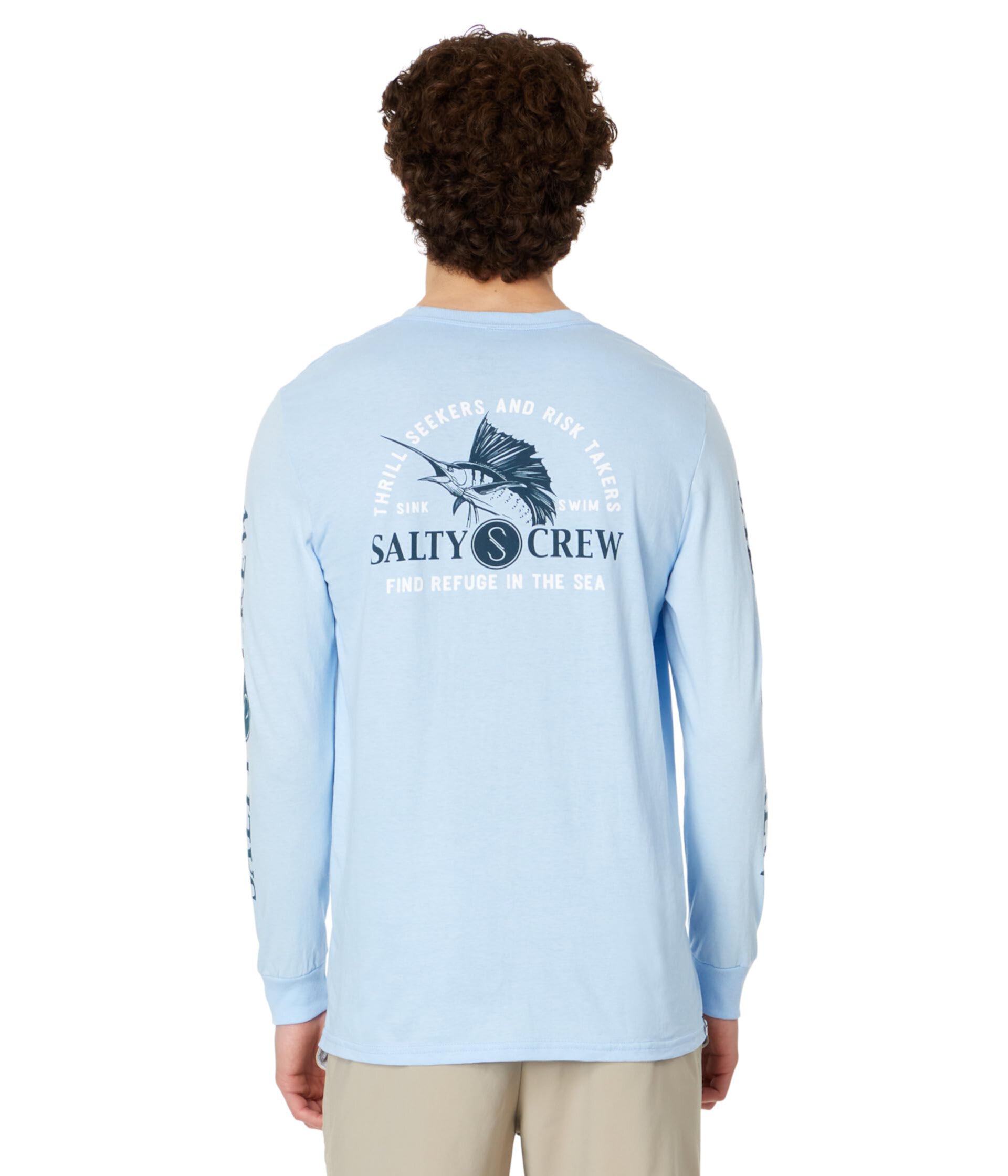 Мужская Футболка Salty Crew Yacht Club Classic Long Sleeve Salty Crew