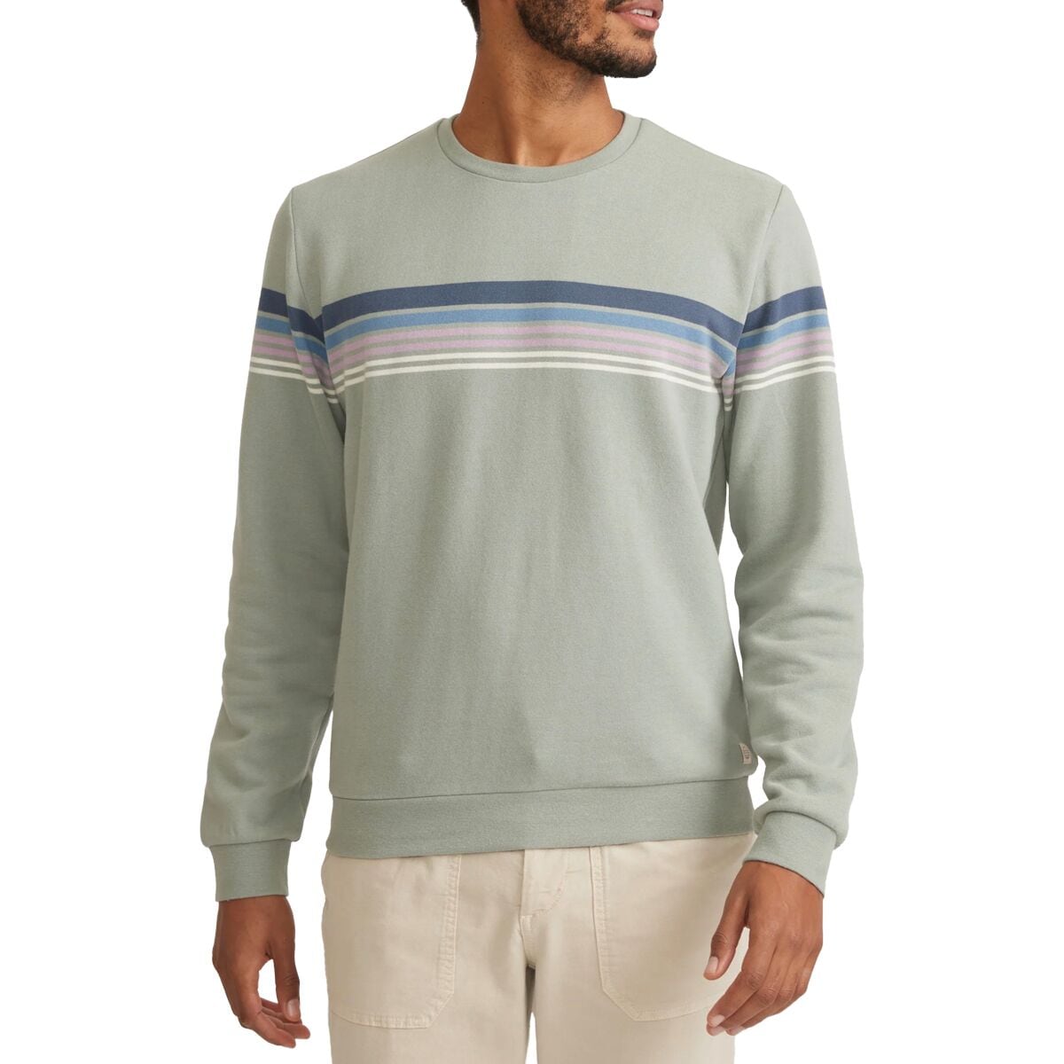 Мужская Толстовка Marine Layer Chest Stripe Marine Layer