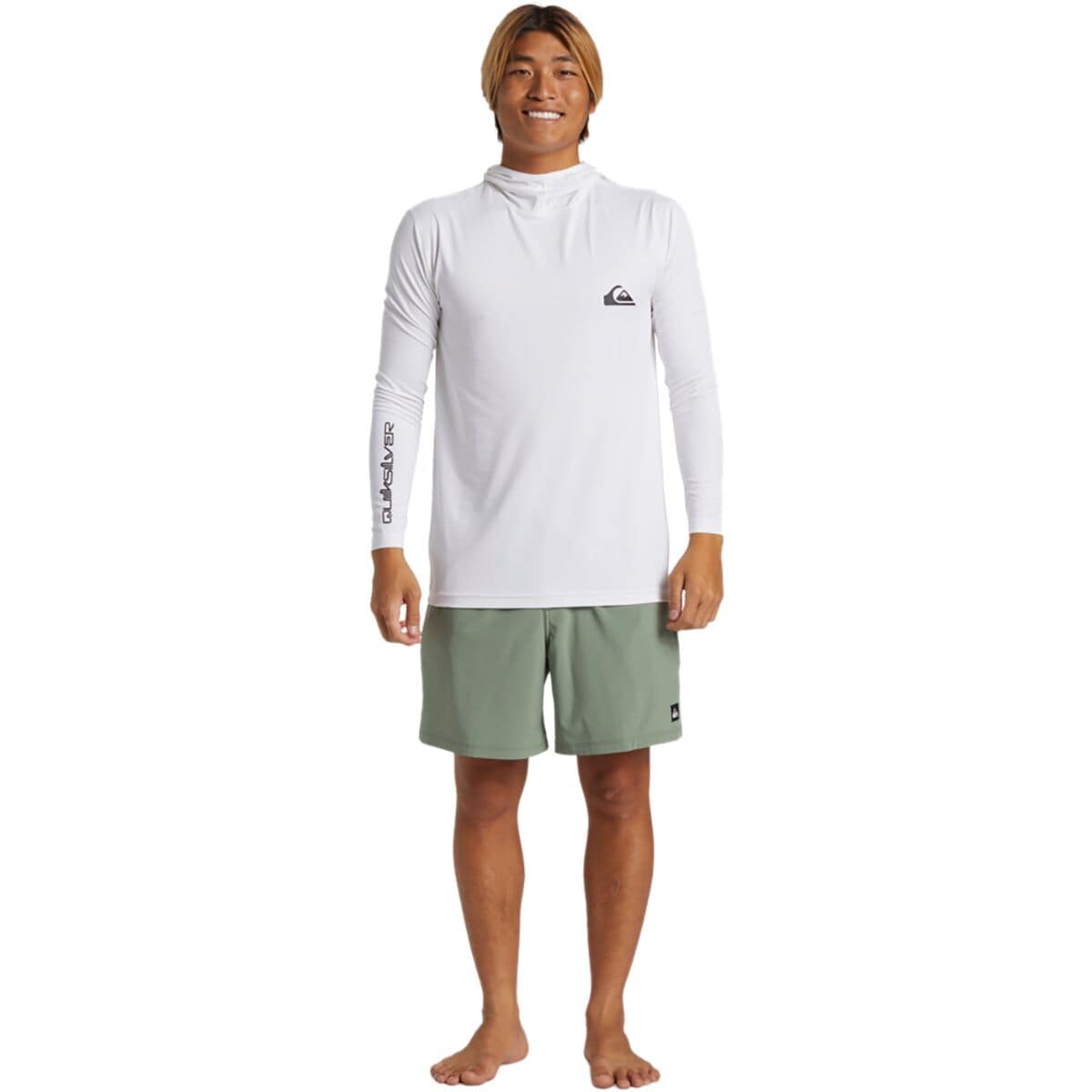 Мужская Рашгарда Quiksilver Everyday Hooded Surf T-Shirt Quiksilver