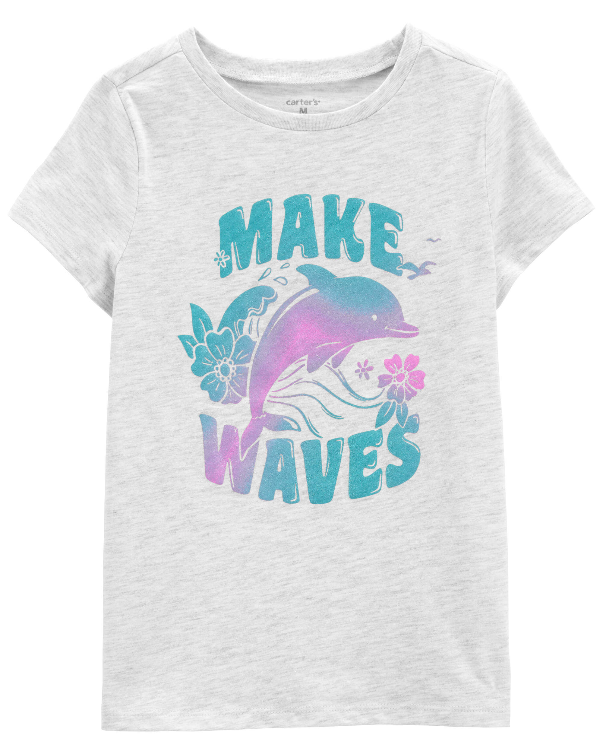Футболка Kid Make Waves с рисунком дельфина Carter's