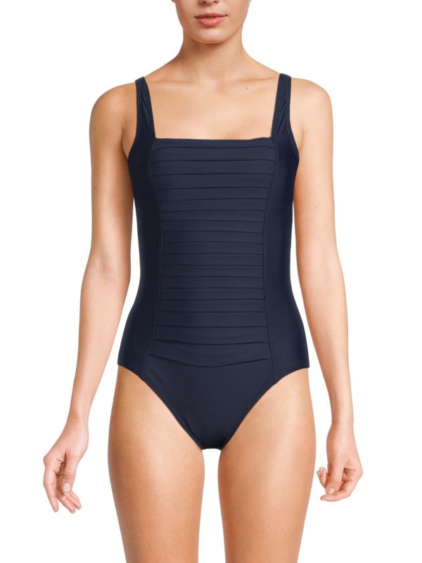 Core Essentials One Shoulder Swimsuit