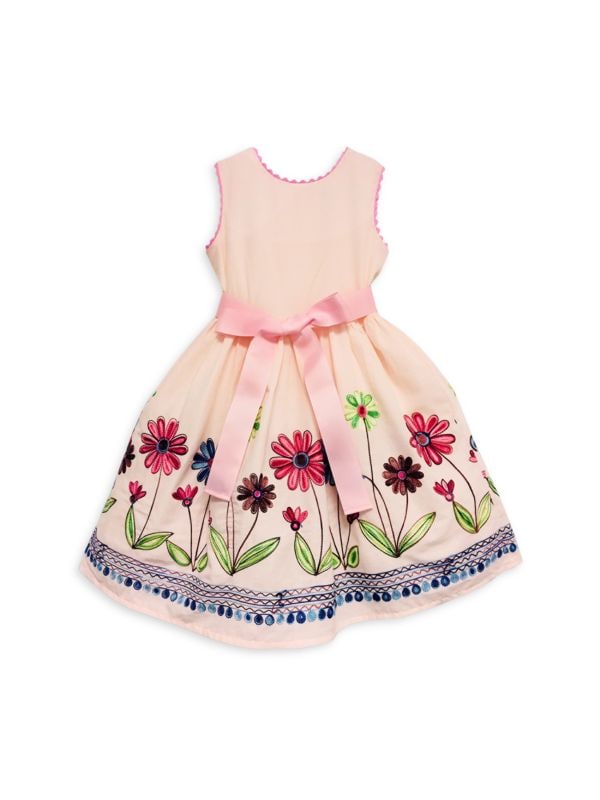 Расклешенное платье Meadow для маленьких девочек и девочек Joe-Ella
