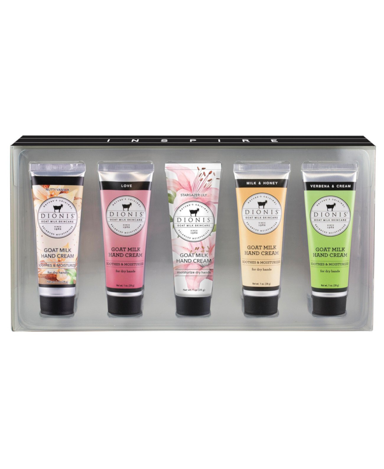 Inspire Goat Milk Hand Cream Gift Set Dionis