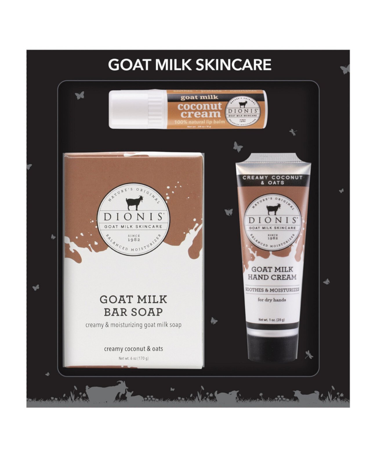 Creamy Coconut Goat Milk 3 PC Gift Set Dionis