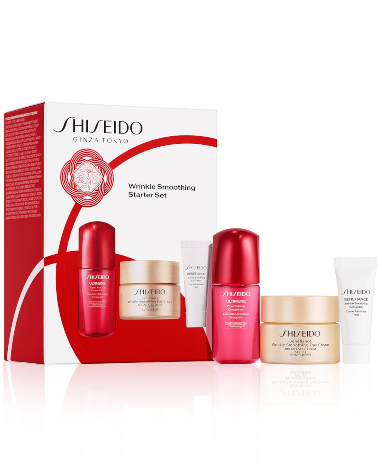 3 шт. Стартовый набор по уходу за кожей для разглаживания морщин Shiseido