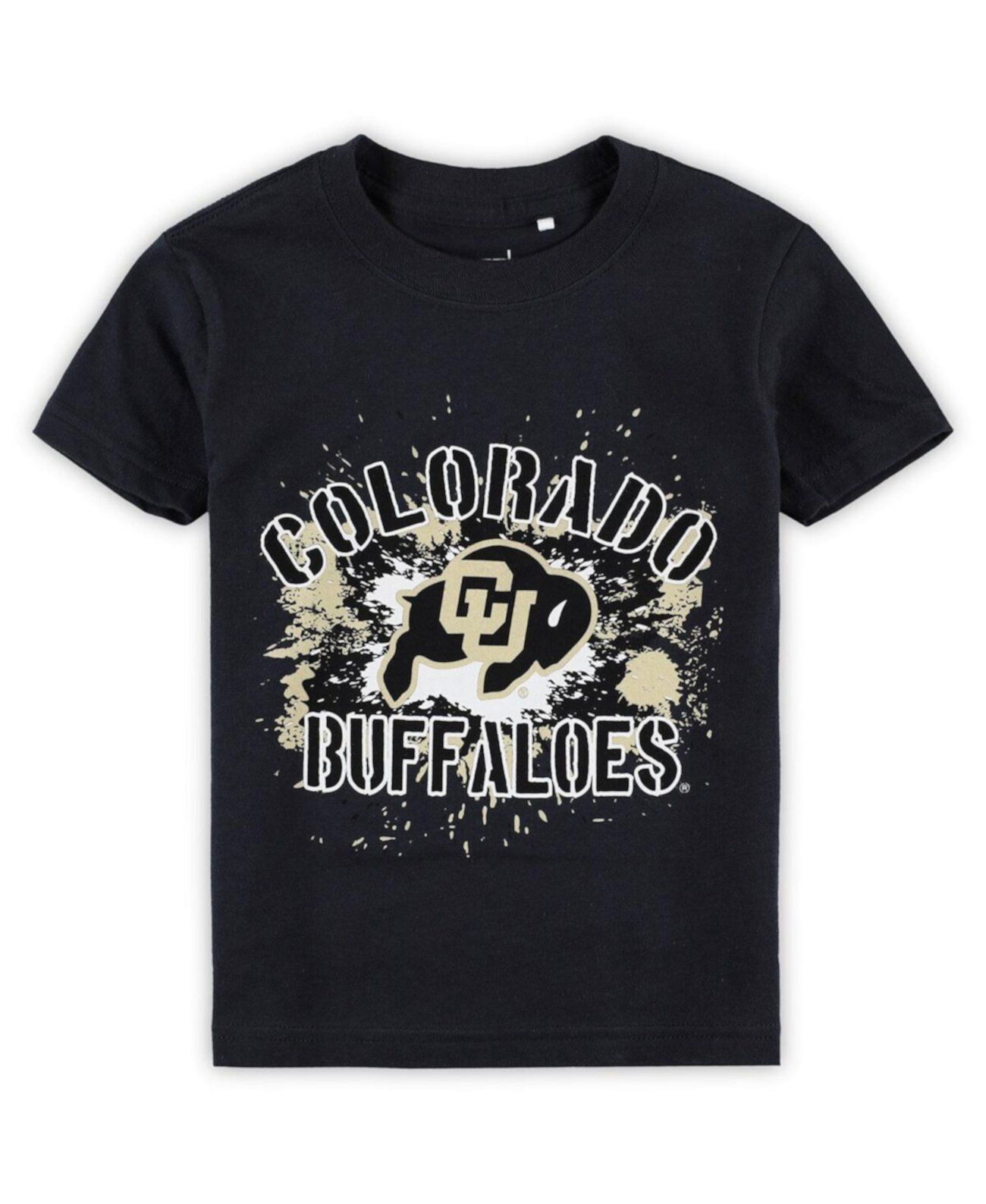 Черная футболка Colorado Buffaloes Toni для мальчиков и девочек для малышей Garb