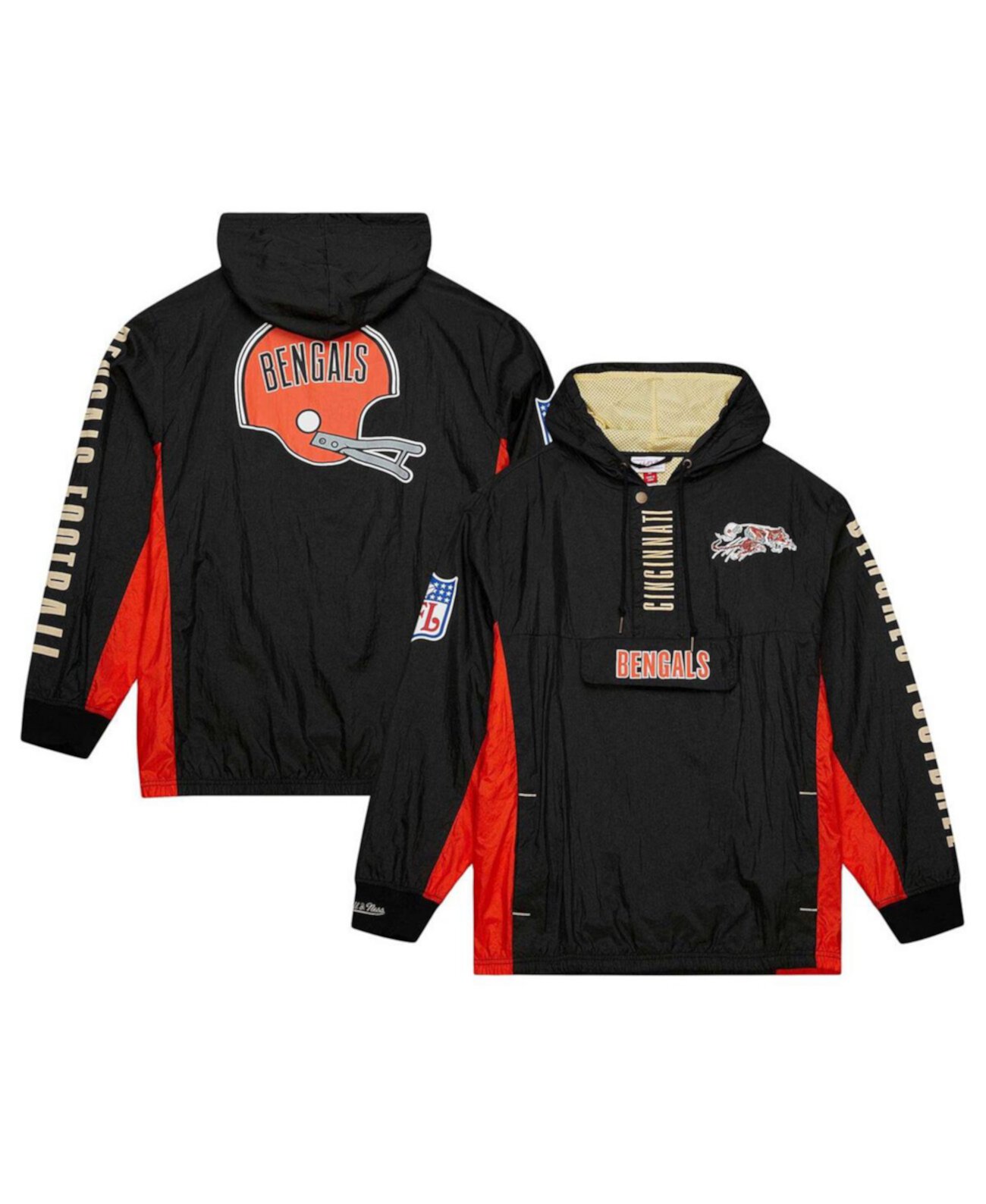 Мужская Ветровка Mitchell & Ness Team OG 2.0 Cincinnati Bengals Mitchell & Ness