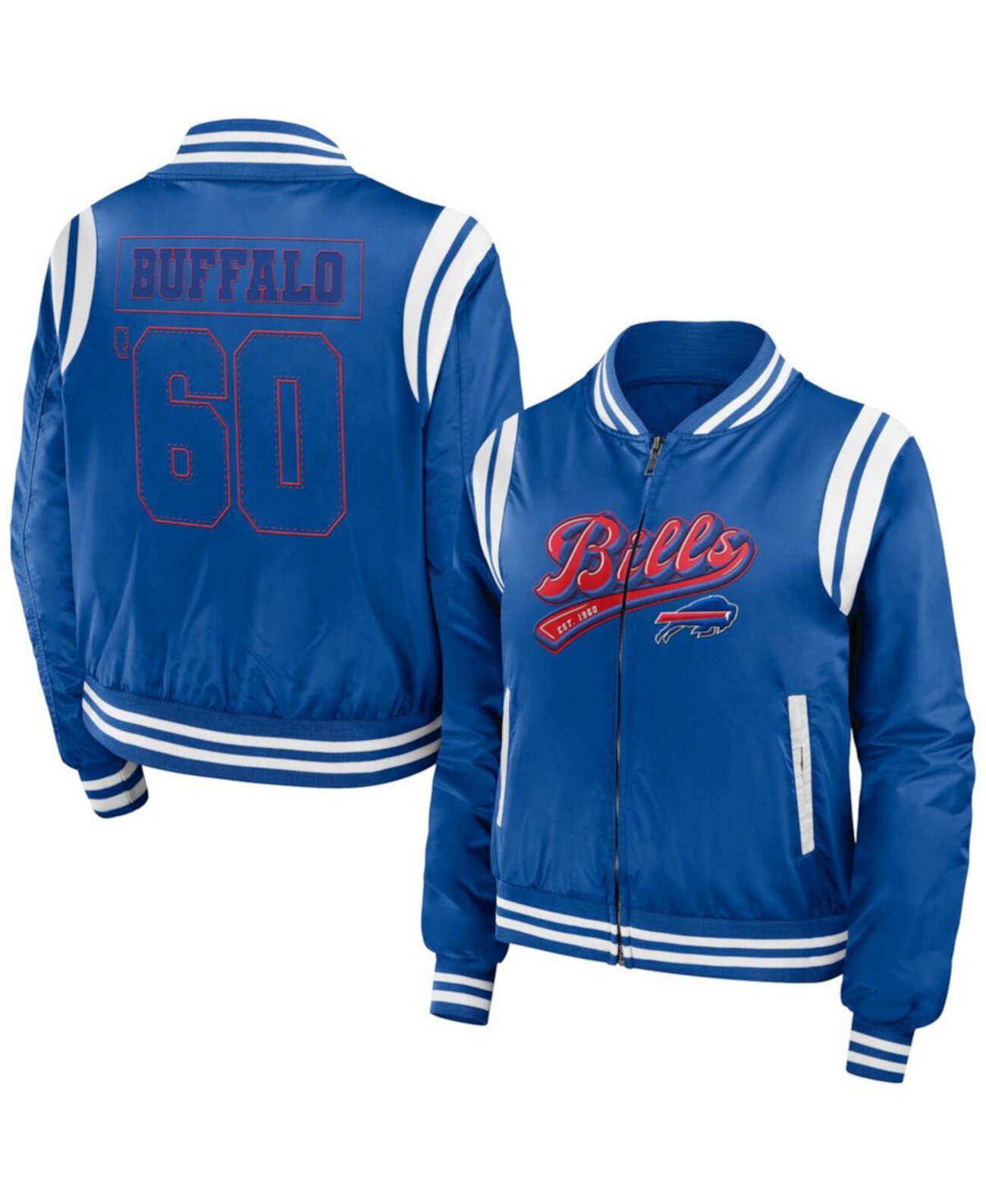 Женская Бомбер WEAR by Erin Andrews Buffalo Bills Full-Zip WEAR by Erin Andrews