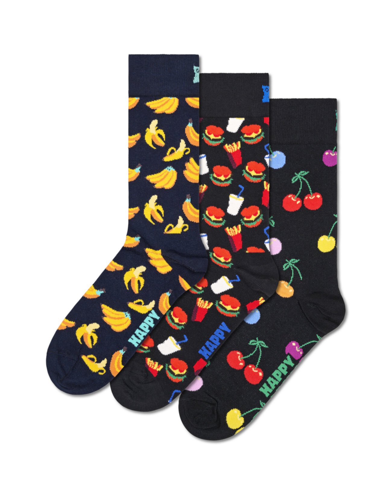 Комплект из 3 классических носков-бананов Happy Socks