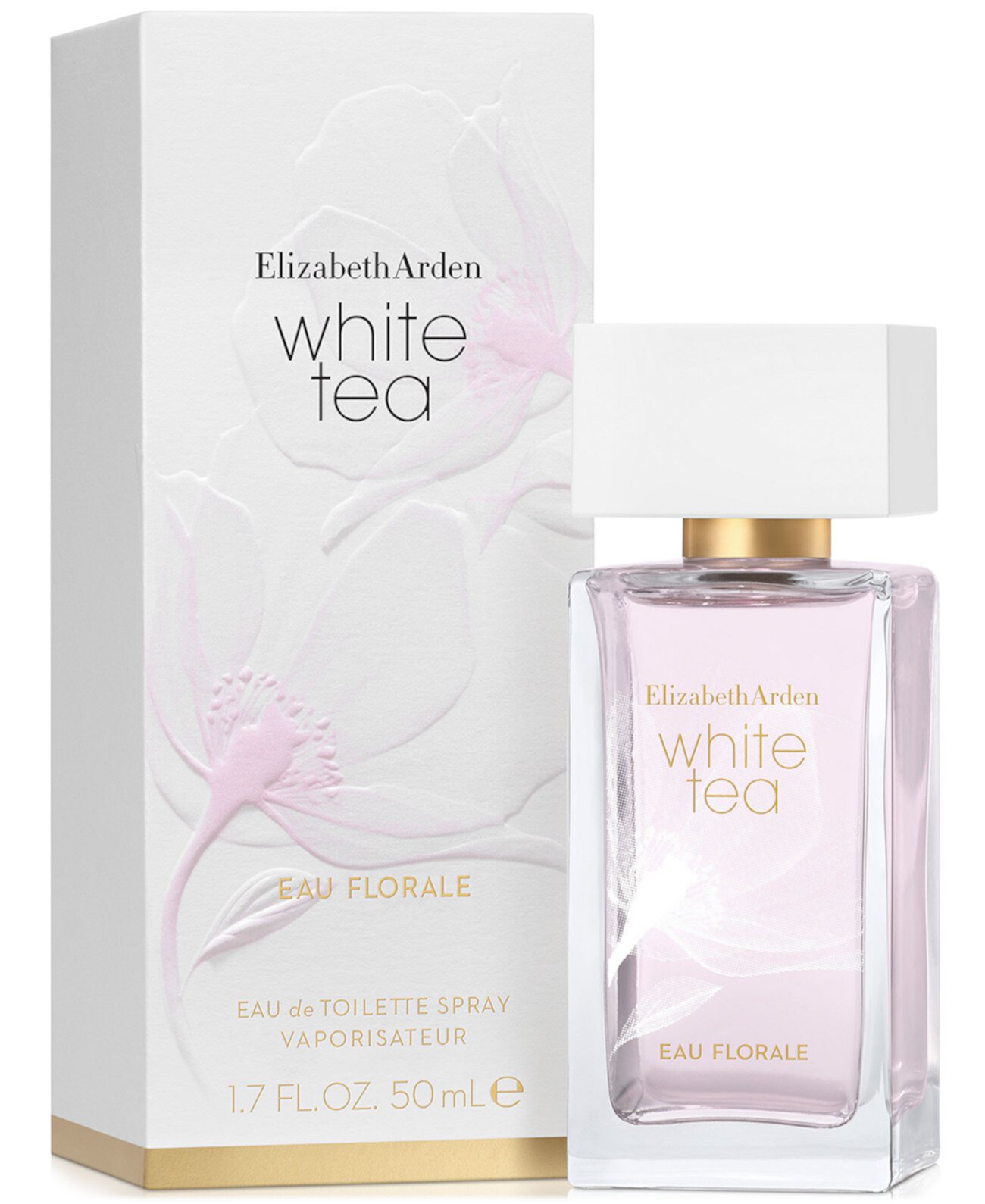 Eau de Toilette White Tea Eau Florale, 50 мл, женский цветочный аромат с белым чаем и мускусом. Elizabeth Arden