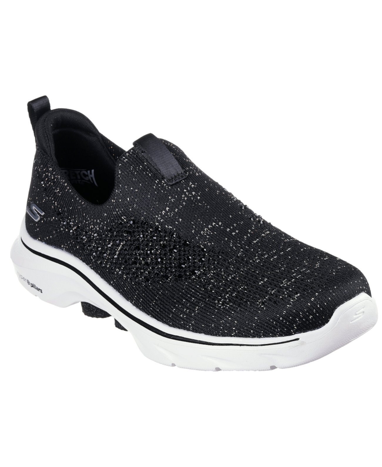 Женские кроссовки SKECHERS GO WALK 7-Blink с легкой амортизацией и бесшнурковой конструкцией SKECHERS