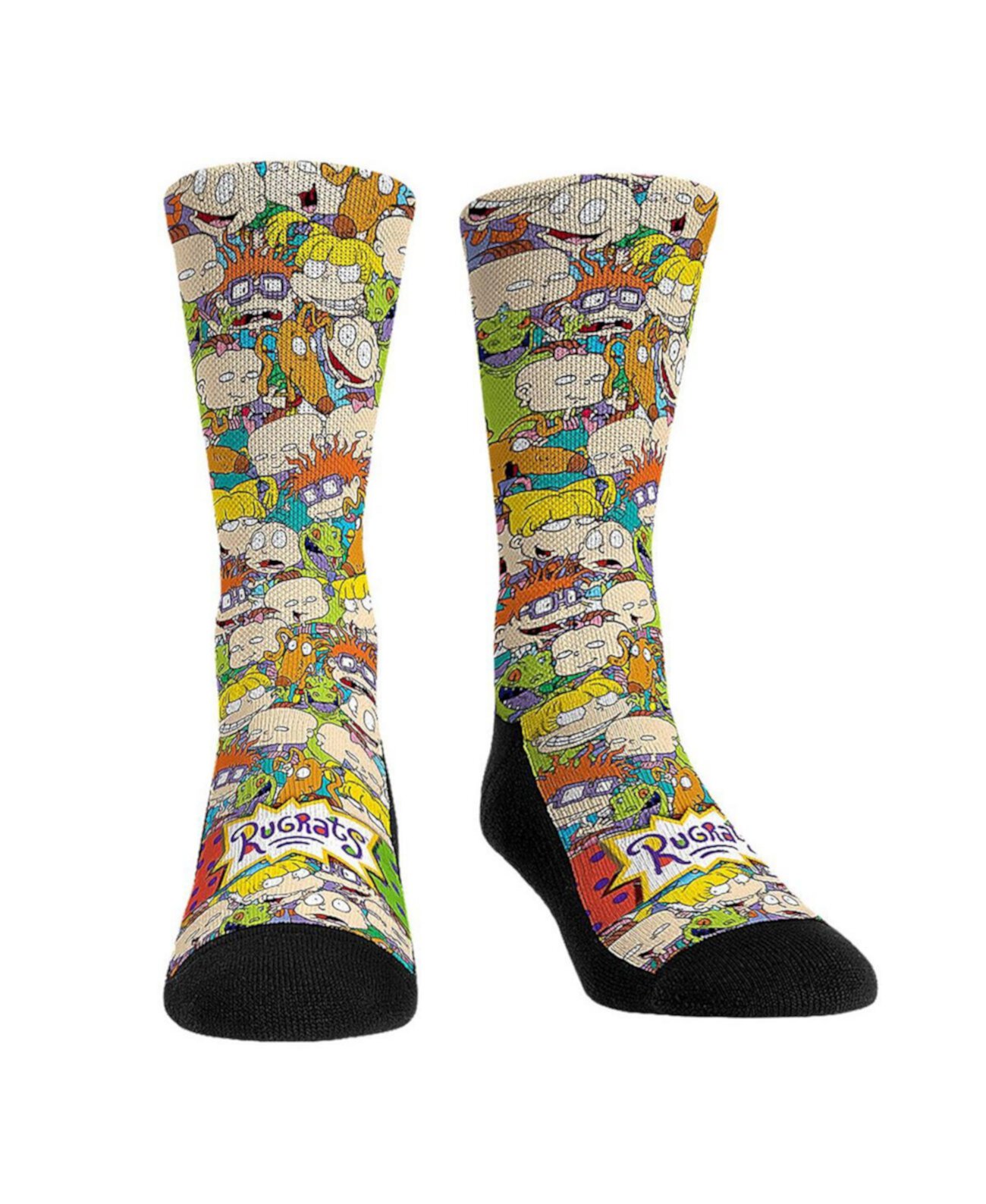 Мужские и женские носки Rugrats Stacked Персонажи Crew Socks Rock 'Em