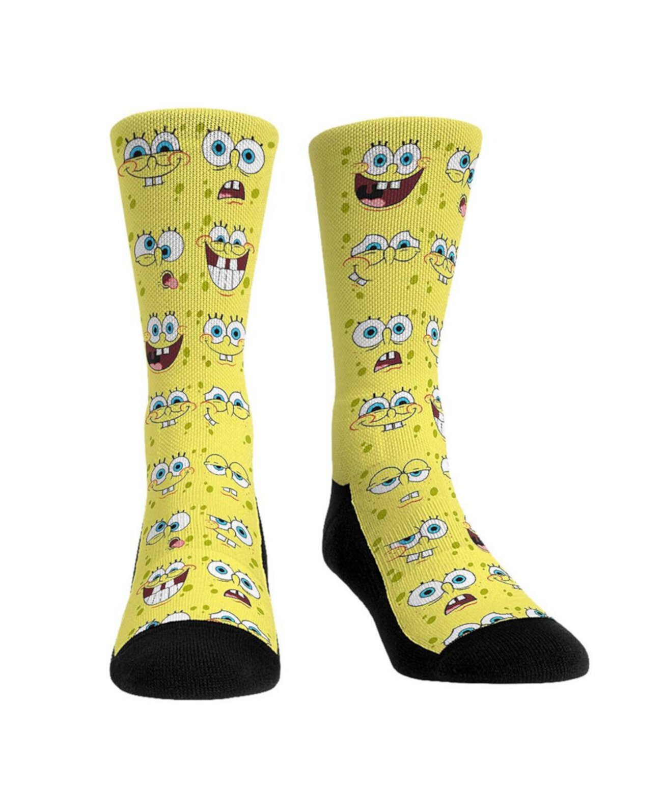 Мужские и женские носки SpongeBob Square Pants Face All Over Crew Socks Rock 'Em